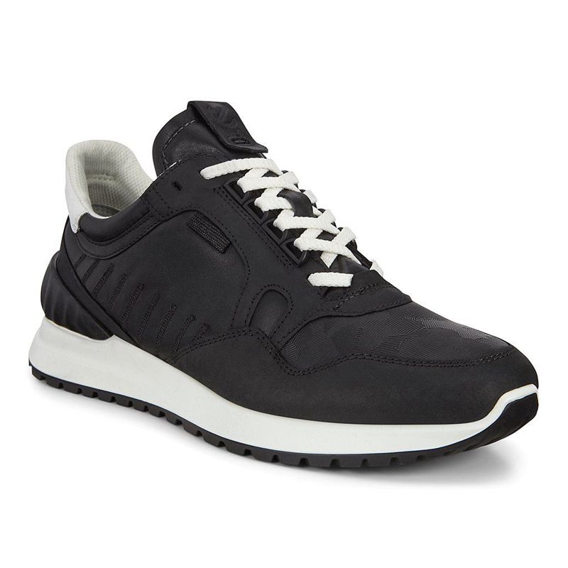 Men Casual Ecco Astir - Sneakers Black - India QLERXI708